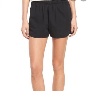 Madewell Pull-On Shorts, Black